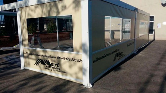 pergolas para restaurantes